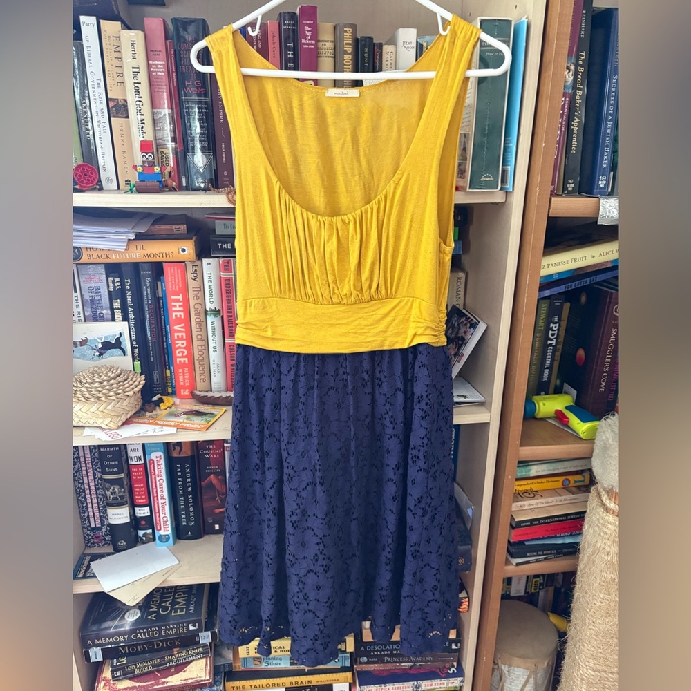 ModCloth maitai Artisan Iced Tea Dress in Lemon Blueberry